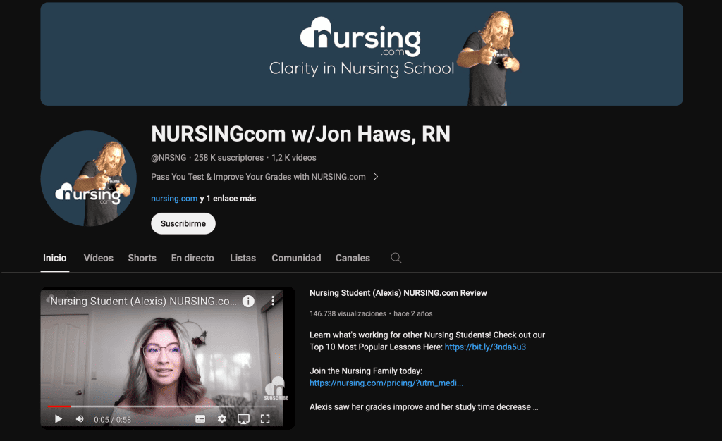Nursing.com- Top 7 Nursing YouTube Channels